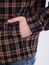 Men Jacket Black Straight Fit