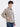 Men Jacket Beige Straight Fit