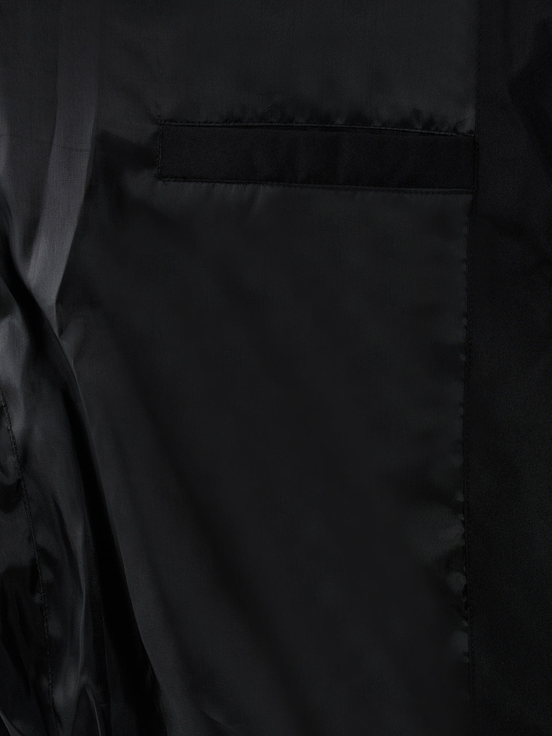 Spykar Solid Black Straight Fit Jackets For Men