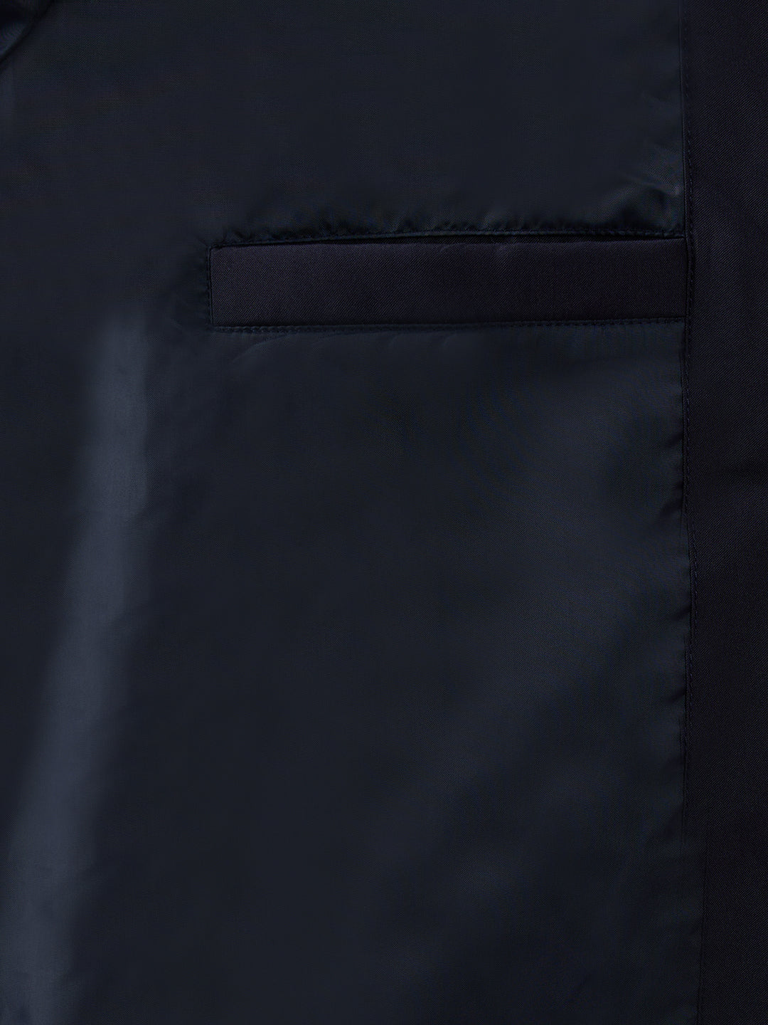 Spykar Solid Navy Blue Straight Fit Jackets For Men