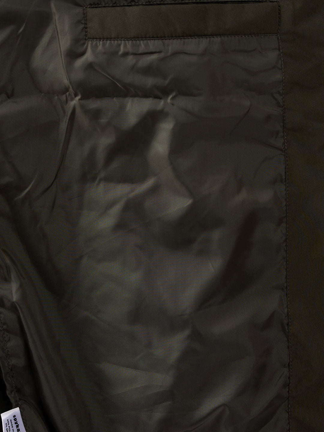 Spykar Solid Olive Green Straight Fit Jackets For Men