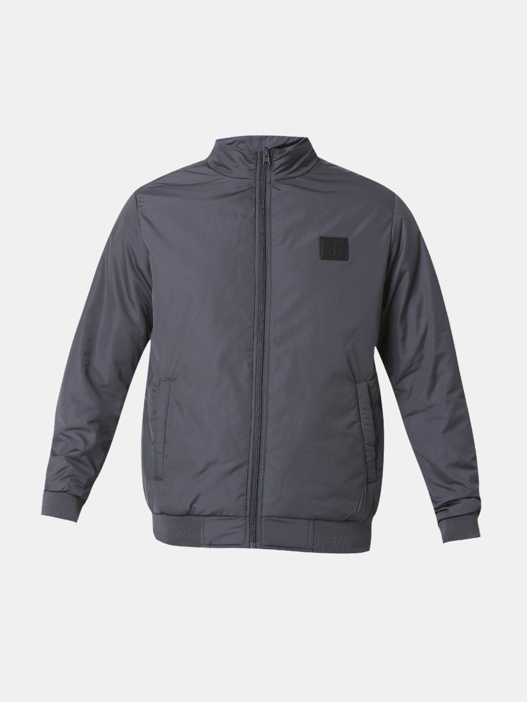 Spykar Charcoal Grey Reversible Jacket For Men