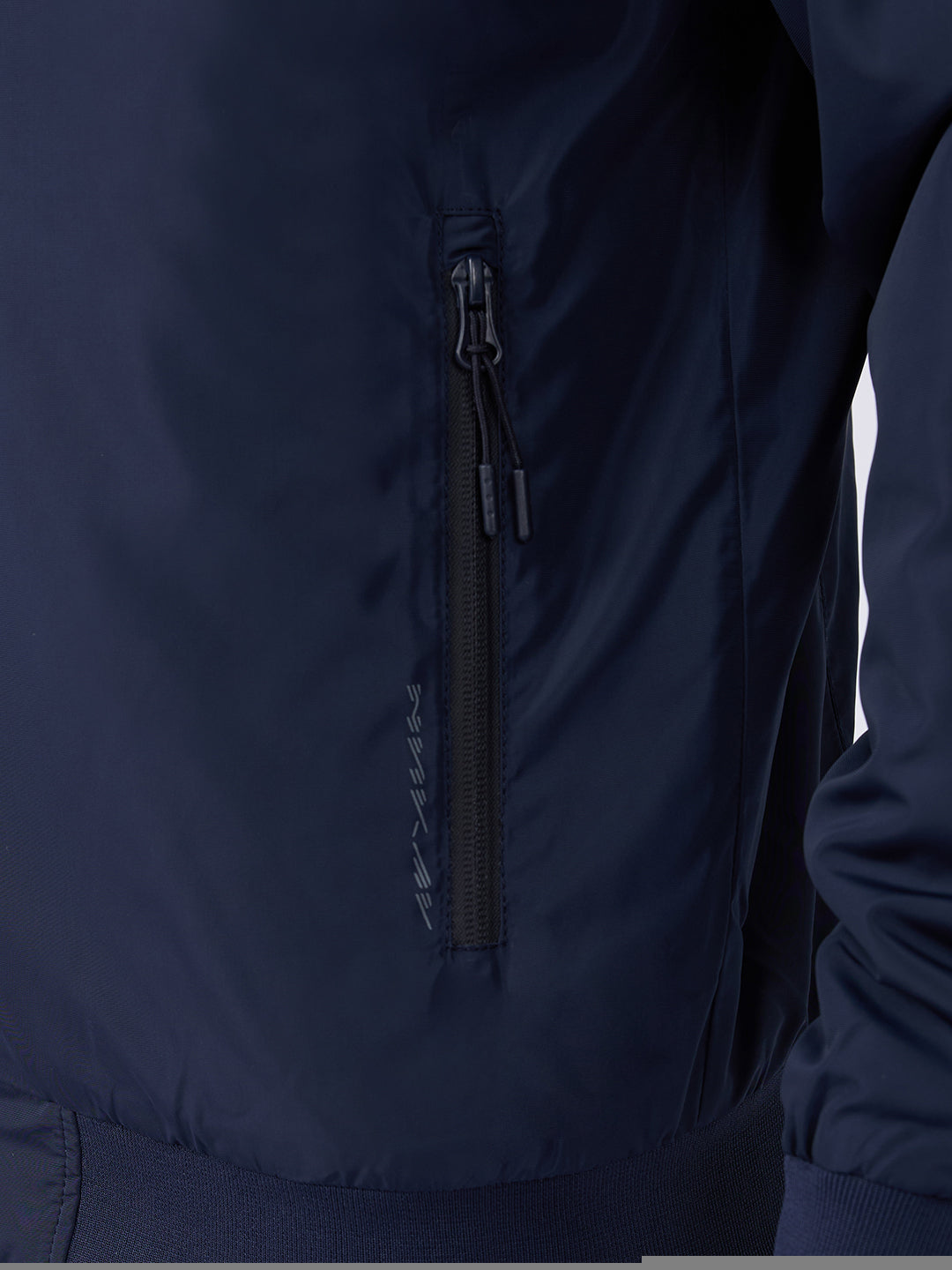 Spykar Solid Navy Blue Straight Fit Jackets For Men