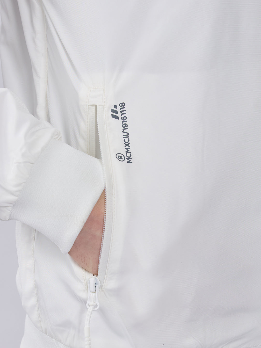 Spykar Solid White Straight Fit Jackets For Men