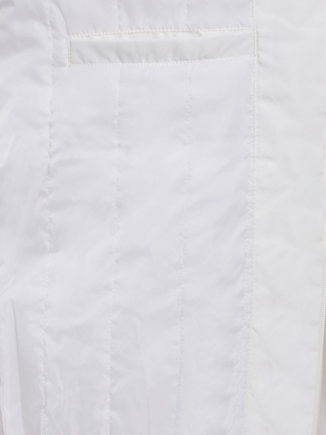 Spykar Solid White Straight Fit Jackets For Men