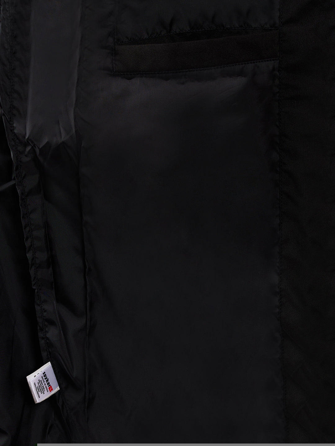 Spykar Solid Black Straight Fit Jackets For Men