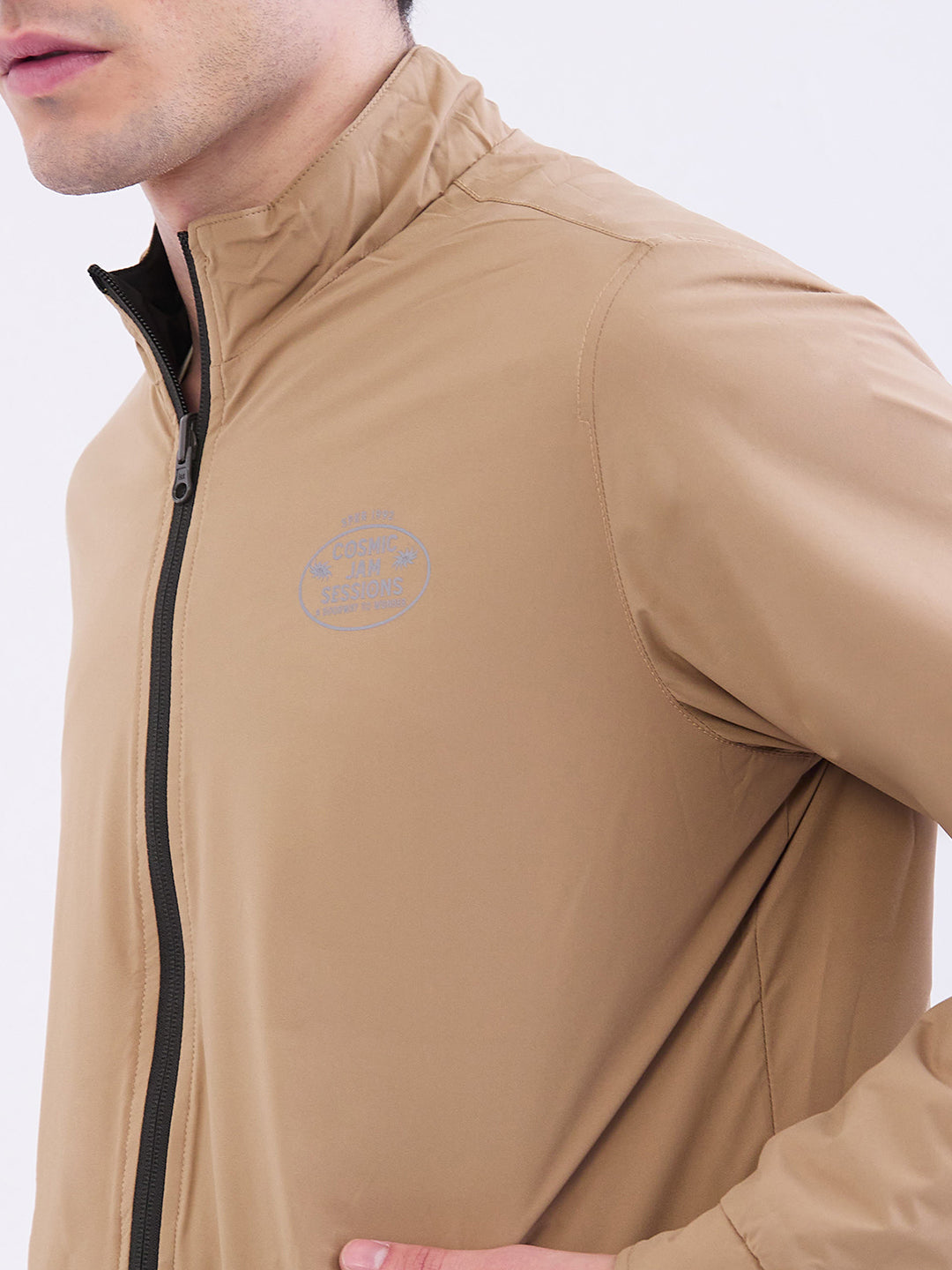 Spykar Rifle Green Straight Fit Casual Jackets For Men
