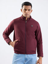 Men Jacket Red Straight Fit