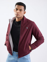 Men Jacket Red Straight Fit