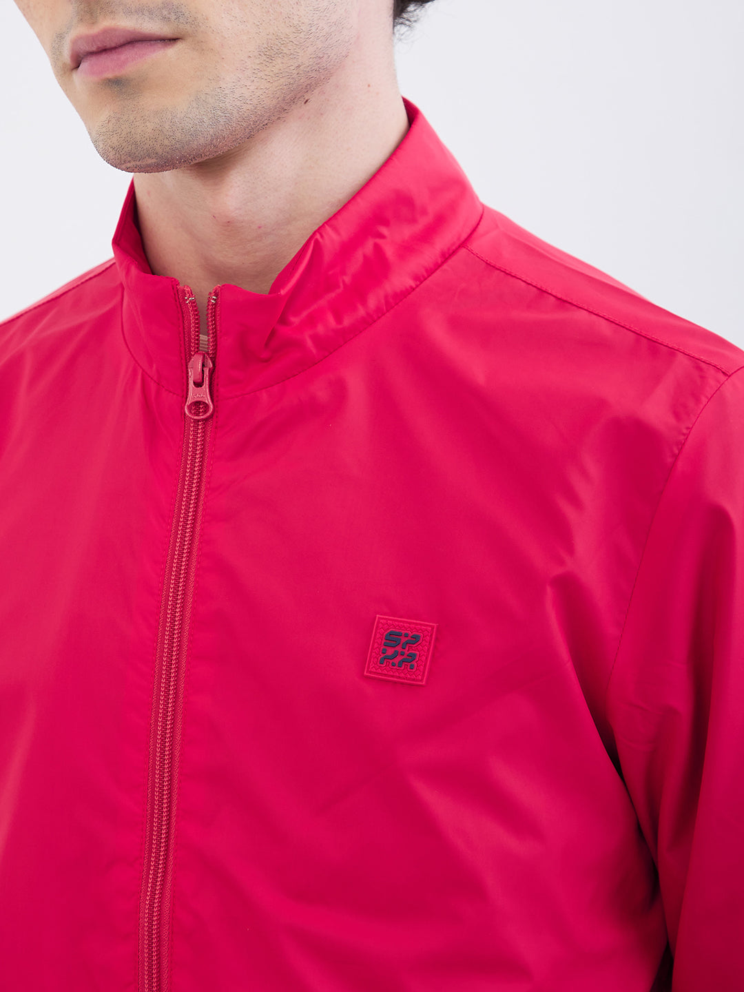 Spykar True Red Straight Fit Casual Jackets For Men