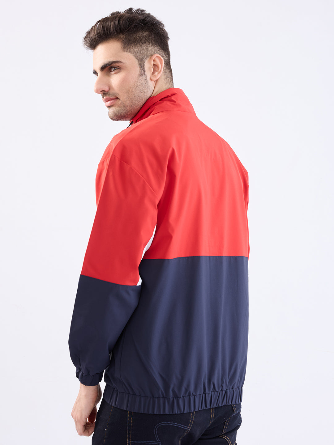Spykar True Red Straight Fit Casual Jackets For Men