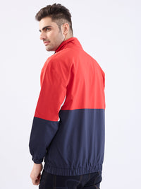 Men Jacket Red Straight Fit