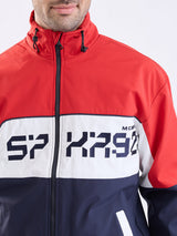 Men Jacket Red Straight Fit