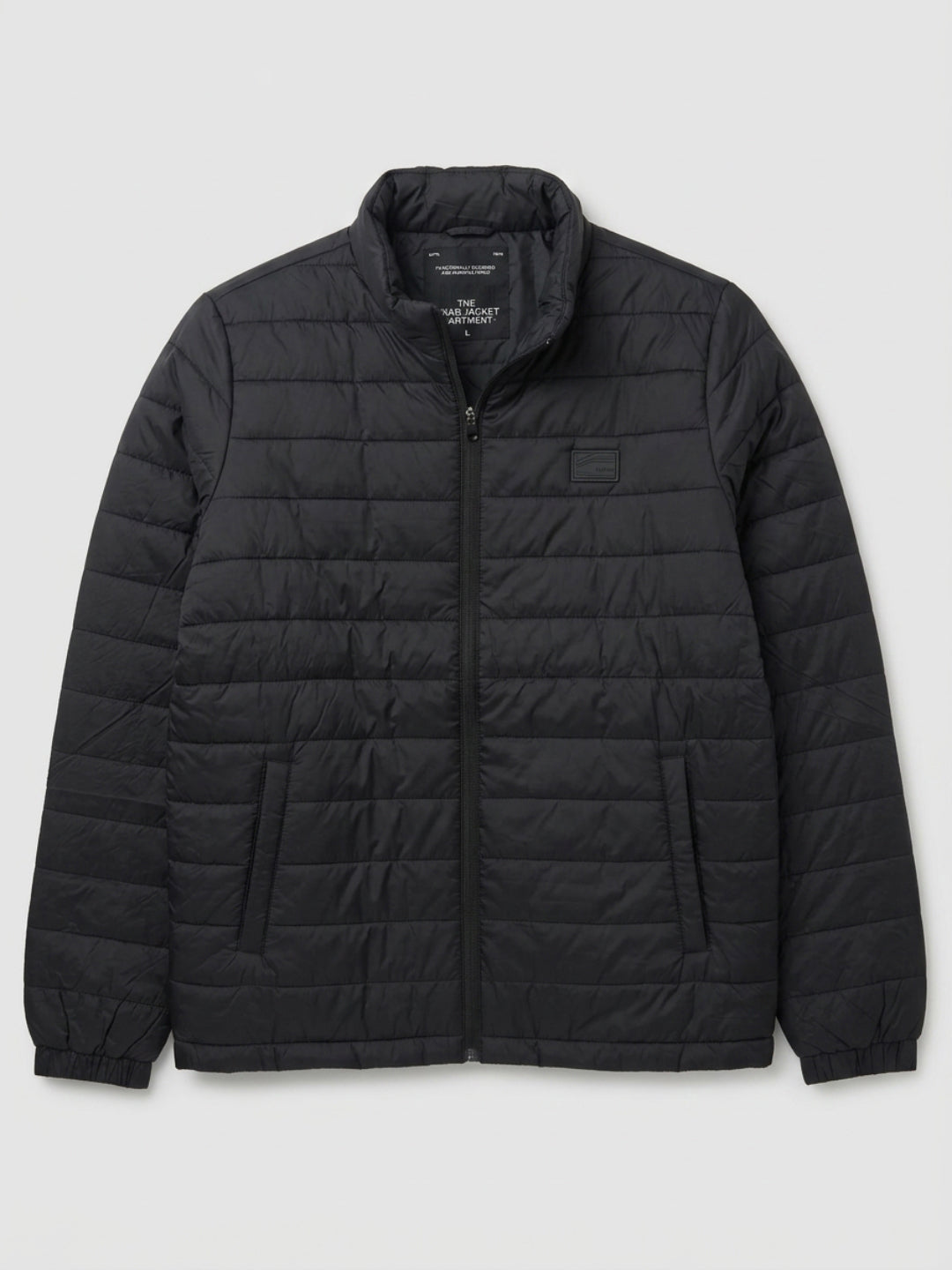 Men Jacket Jet Black Regular Fit