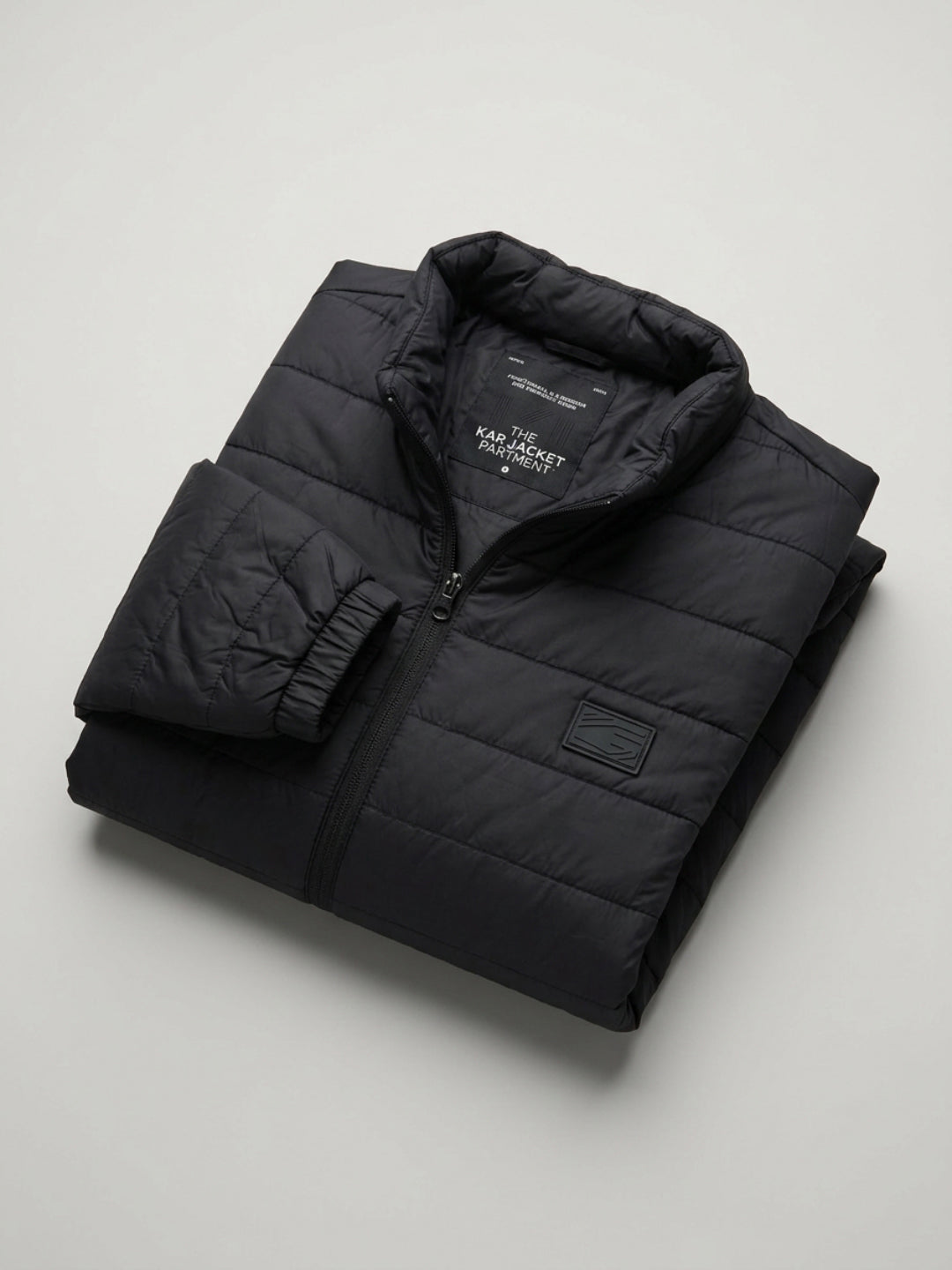 Men Jacket Jet Black Regular Fit