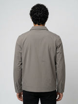 Men Jacket Grey Regular Fit