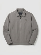 Men Jacket Grey Regular Fit