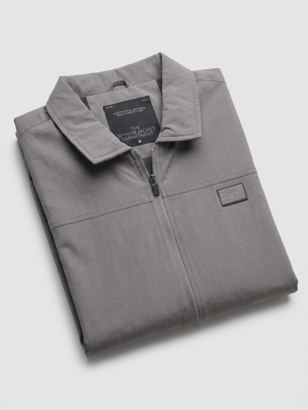 Men Jacket Grey Regular Fit