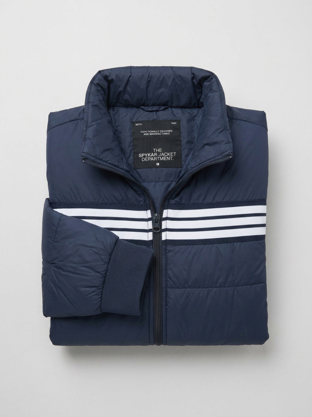 Men Jacket Navy Blue Regular Fit