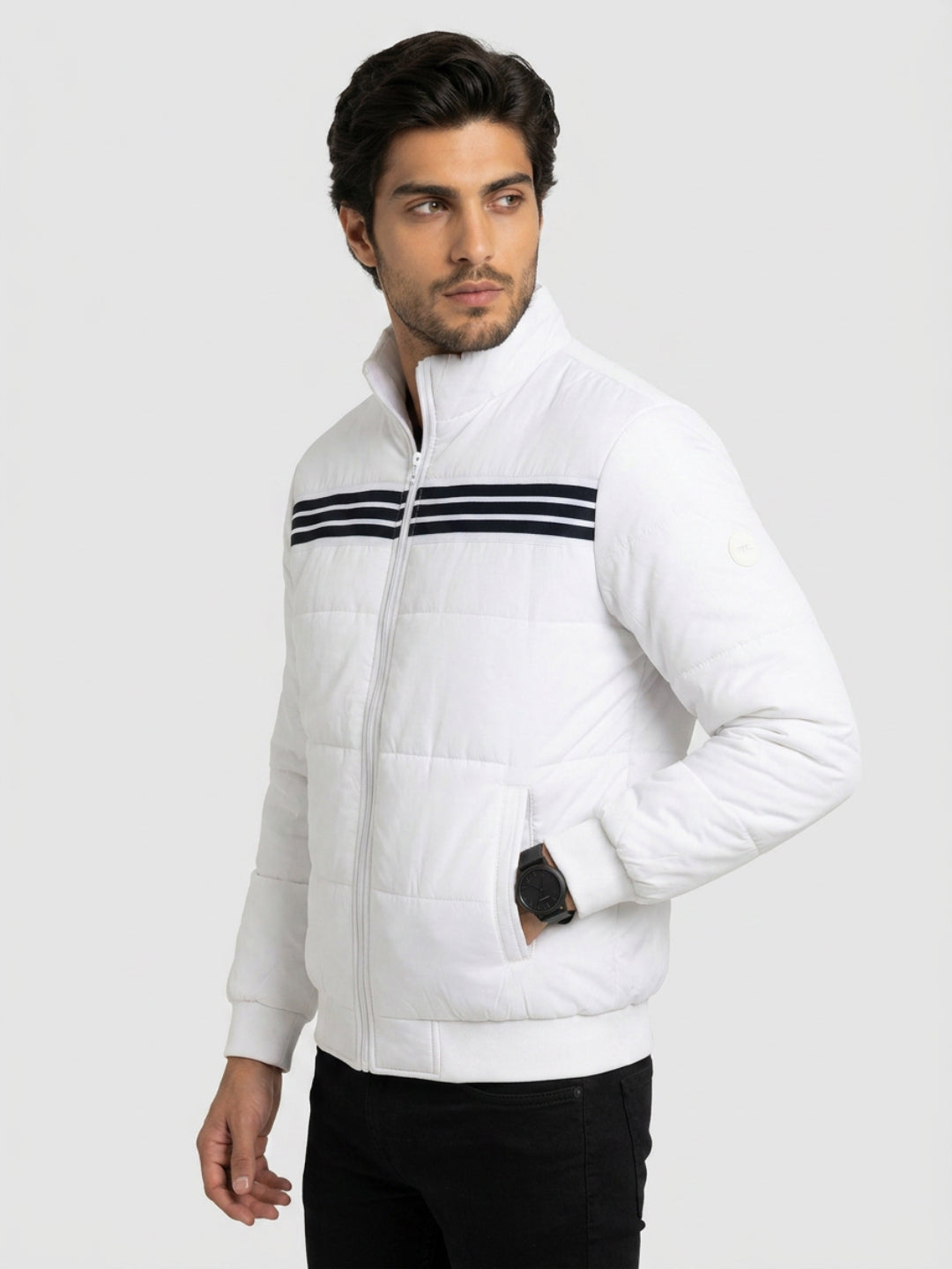 Men Jacket Off- Off-White Regular Fit