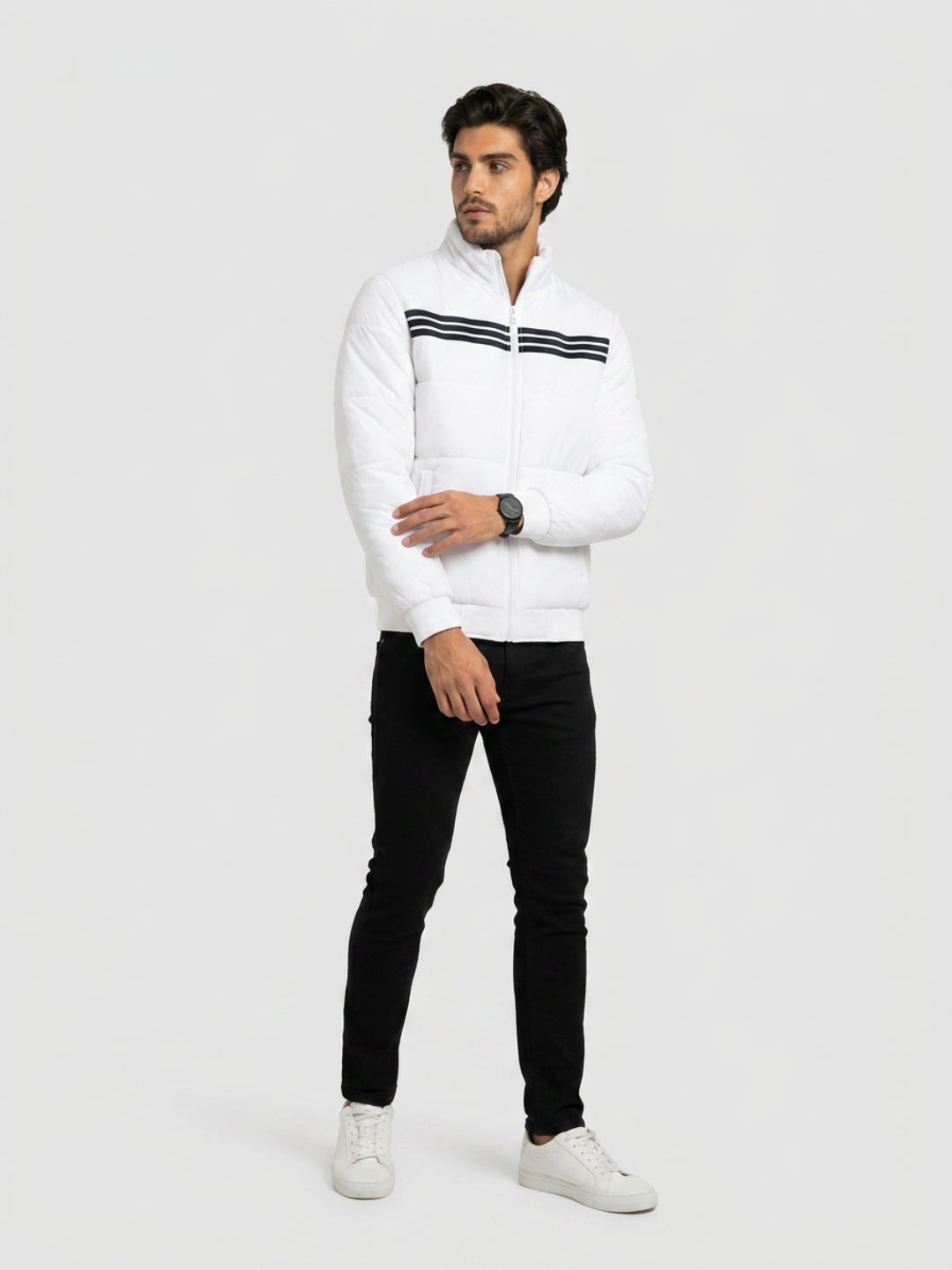 Men Jacket Off- Off-White Regular Fit