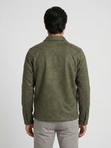 Men Jacket Green Regular Fit
