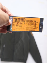 Men Jacket Green Regular Fit