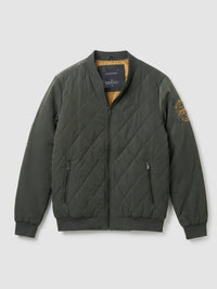 Men Jacket Green Regular Fit