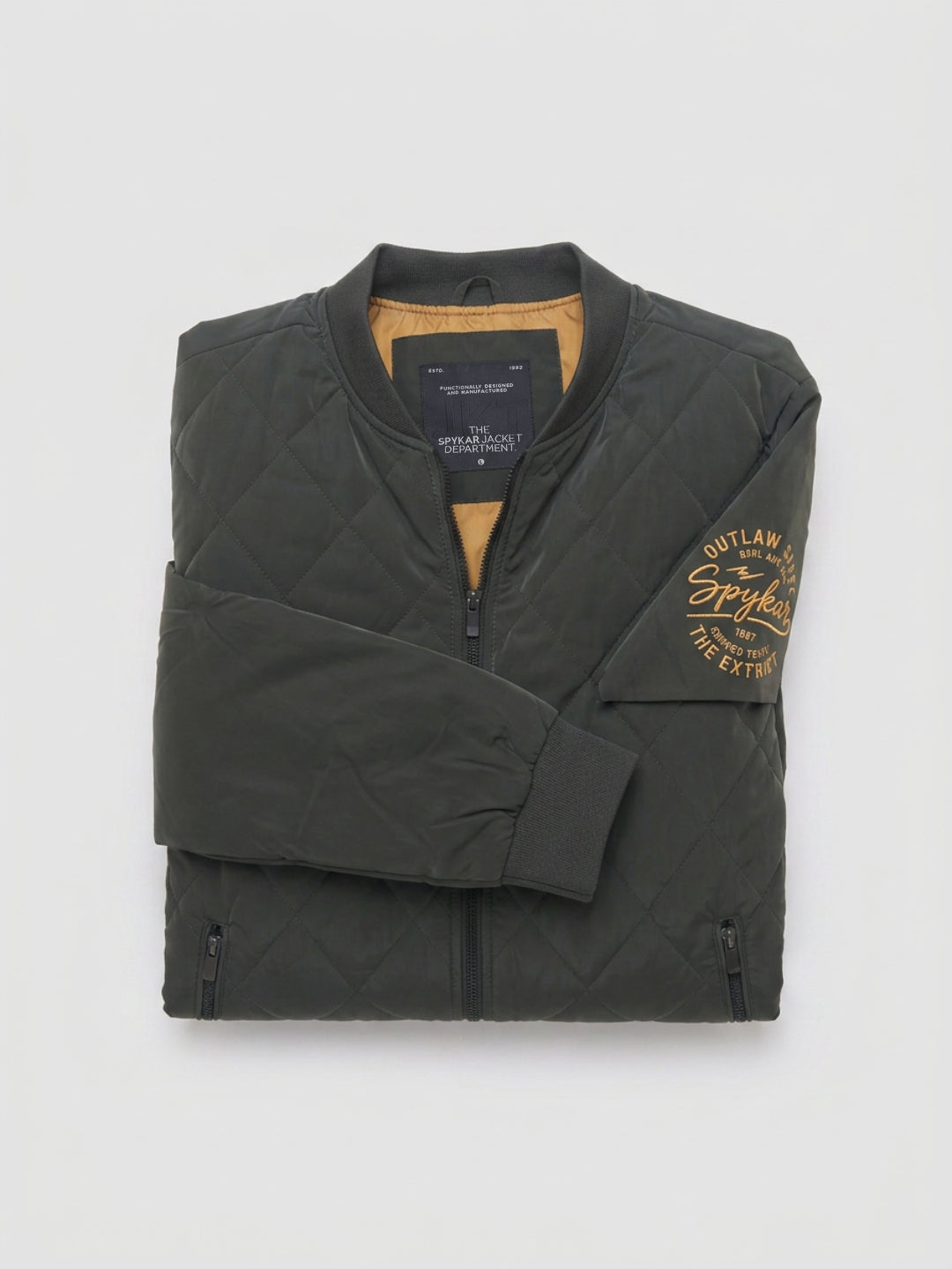 Men Jacket Green Regular Fit