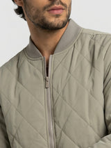 Men Jacket Grey Regular Fit