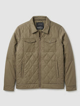 Men Jacket Brown Regular Fit