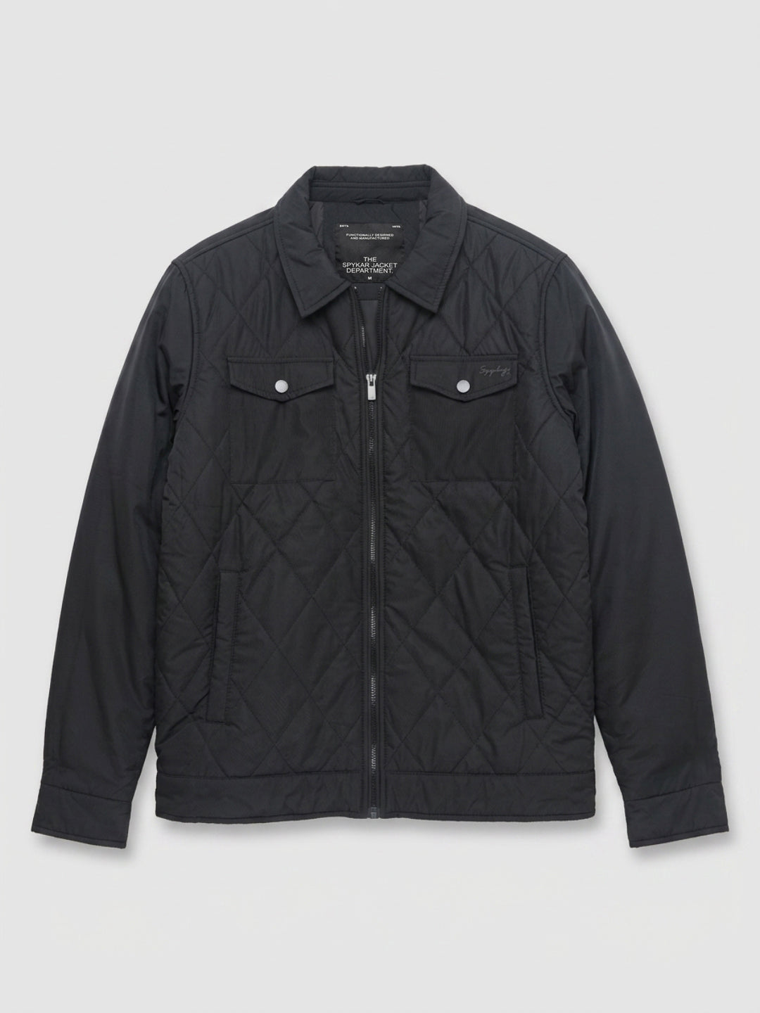 Men Jacket Jet Black Regular Fit