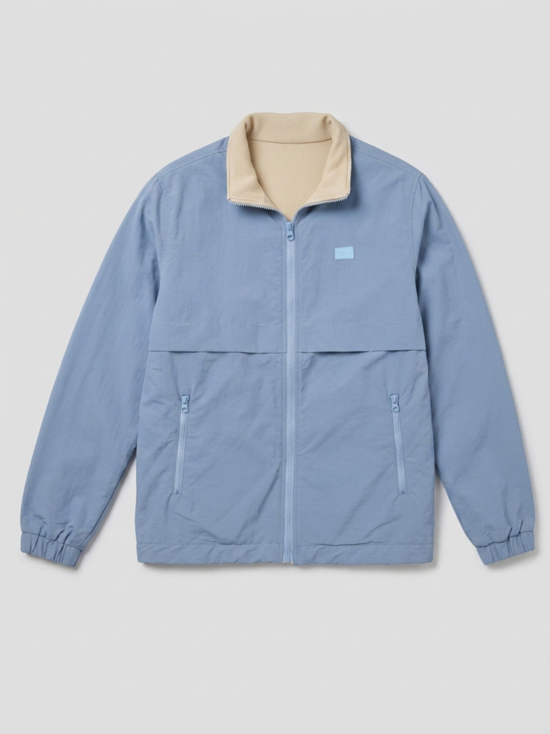 Men Jacket Blue Regular Fit