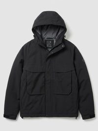 Men Jacket Black Regular Fit