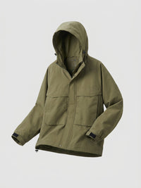 Men Jacket Green Regular Fit