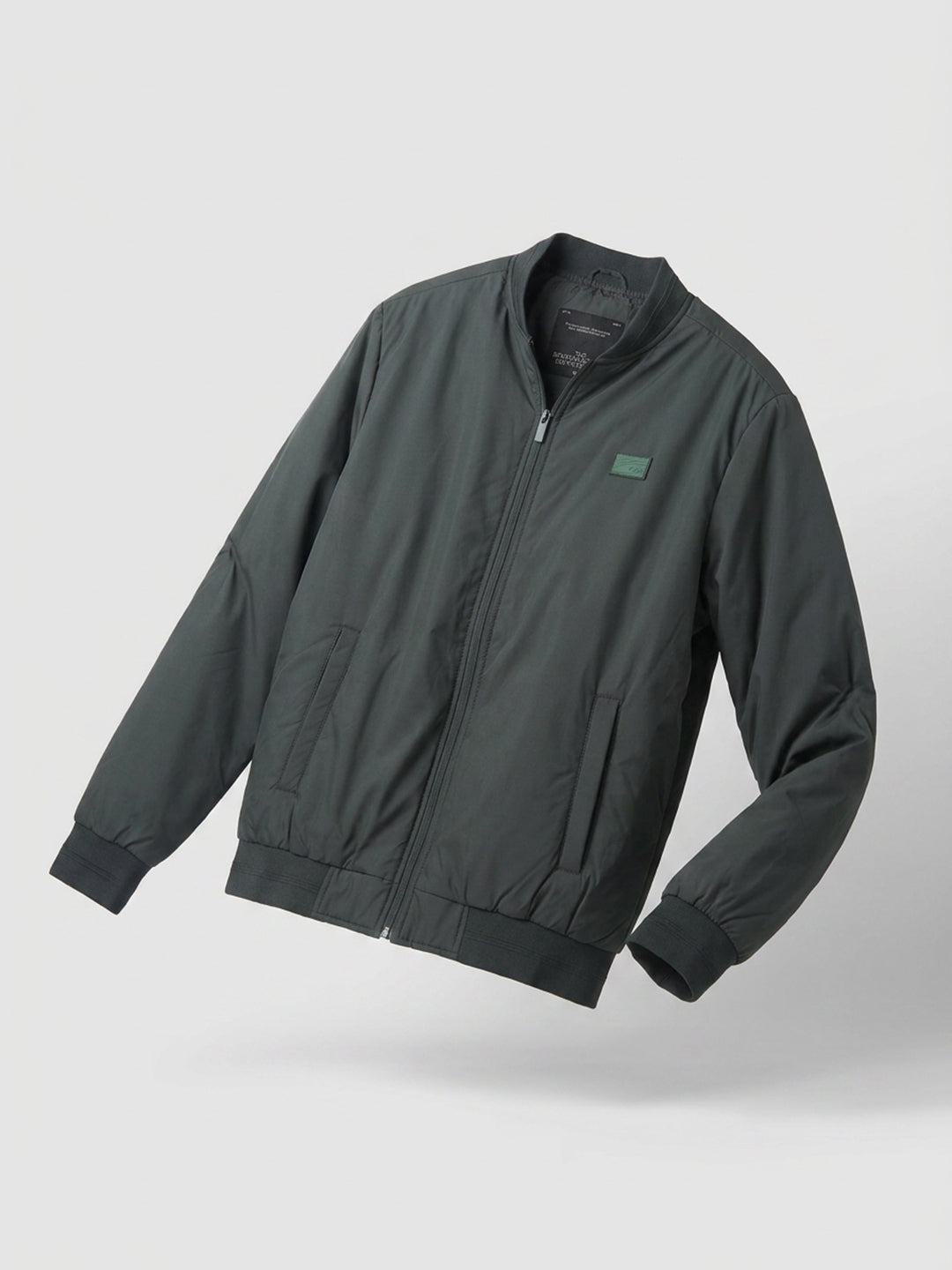 Men Jacket Green Regular Fit