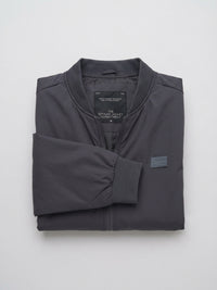 Men Jacket Grey Regular Fit