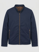 Men Jacket Navy Blue Regular Fit