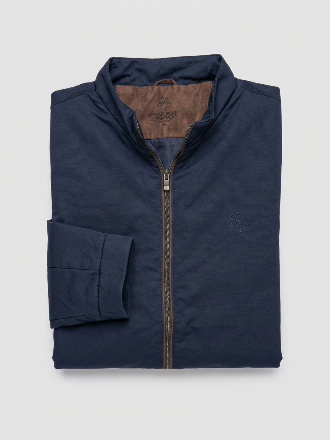 Men Jacket Navy Blue Regular Fit