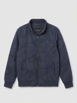 Men Jacket Navy Blue Regular Fit