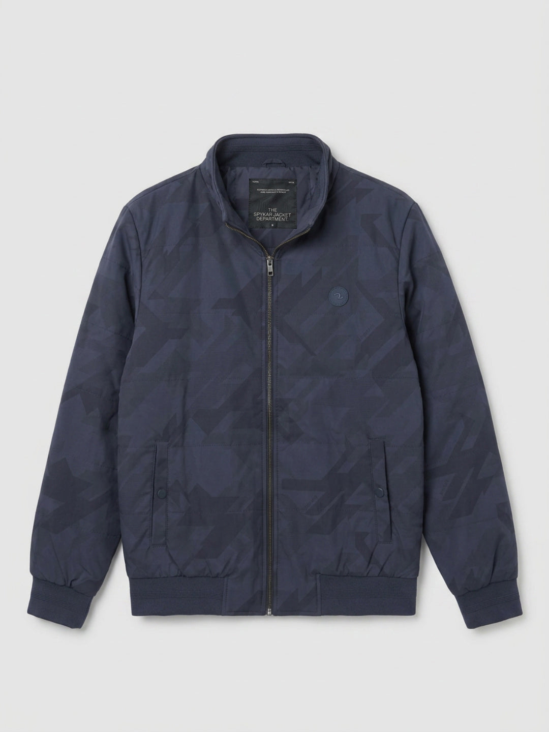 Men Jacket Navy Blue Regular Fit