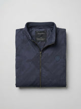Men Jacket Navy Blue Regular Fit