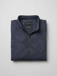 Men Jacket Navy Blue Regular Fit