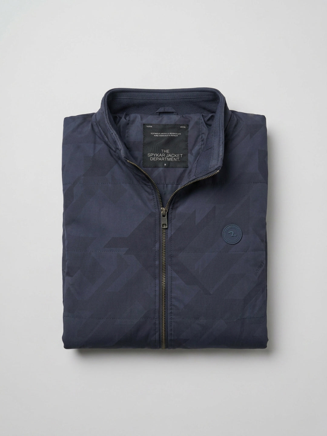 Men Jacket Navy Blue Regular Fit