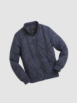 Men Jacket Navy Blue Regular Fit