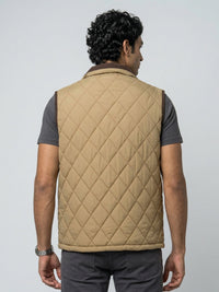 Men Jacket Brown Regular Fit