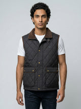 Men Jacket Jet Black Regular Fit