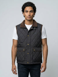 Men Jacket Jet Black Regular Fit