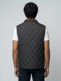 Men Jacket Jet Black Regular Fit