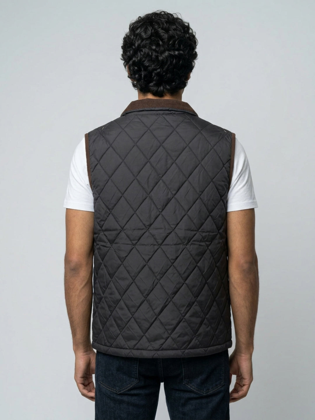 Men Jacket Jet Black Regular Fit